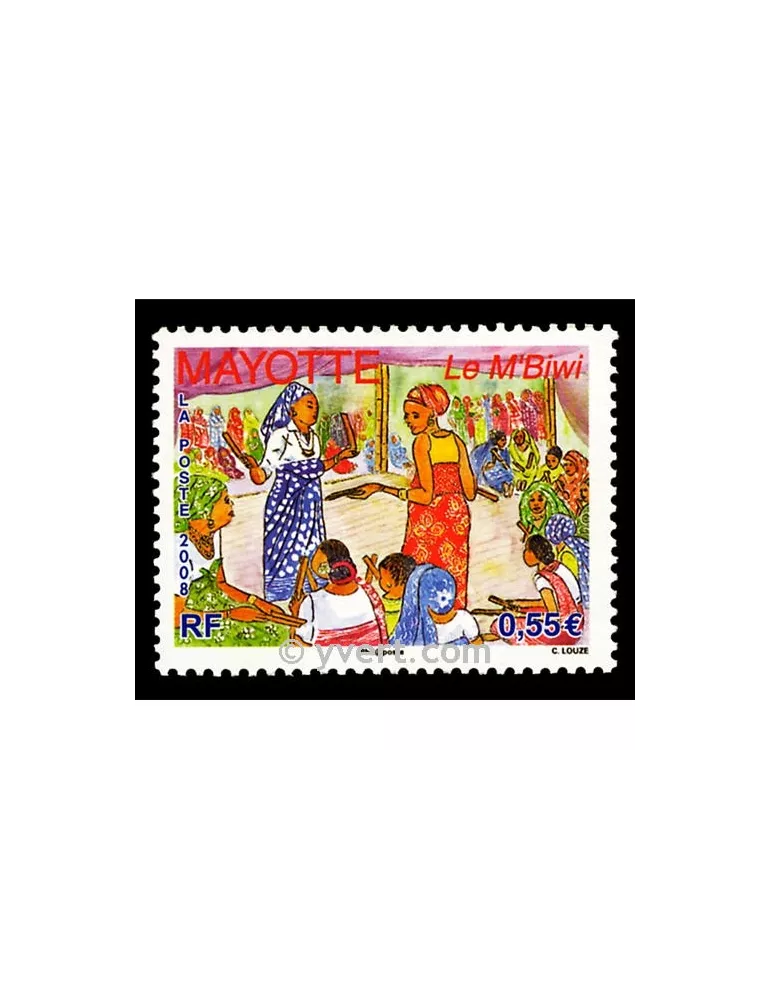 n° 217 - Timbre Mayotte Poste