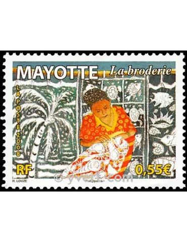 n° 218 - Timbre Mayotte Poste