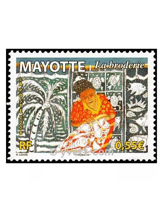 n° 218 - Timbre Mayotte Poste