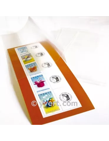 Pochettes double soudure - Lxh:72x245mm (Fond transparent) 2