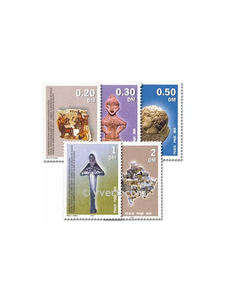 n° 1/5 - Timbre Kosovo - ONU Poste