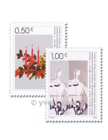 n° 16/17 - Timbre Kosovo - ONU Poste