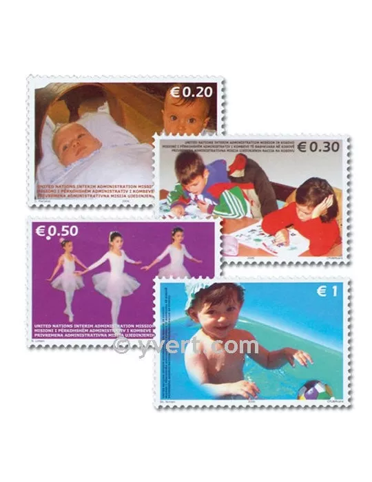 n° 50/53 - Timbre Kosovo - ONU Poste