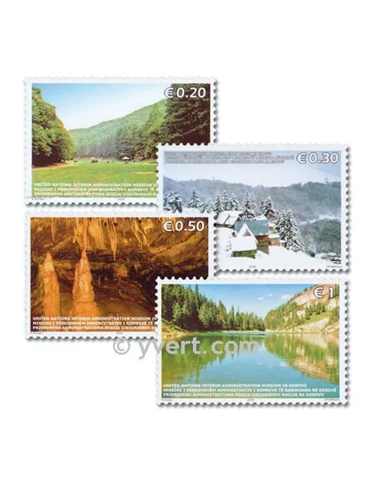 n° 54/57 - Timbre Kosovo - ONU Poste