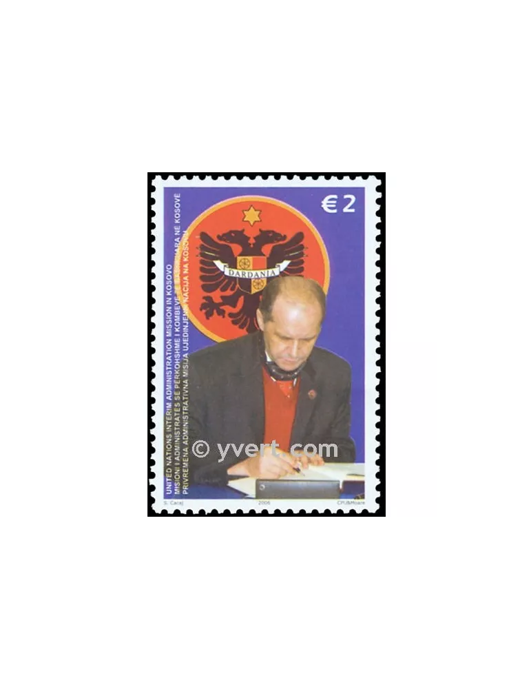 n° 58 - Timbre Kosovo - ONU Poste