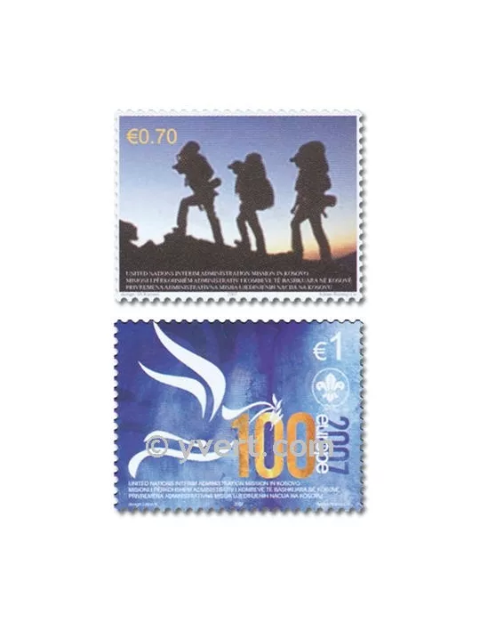 n° 68/69 - Timbre Kosovo - ONU Poste
