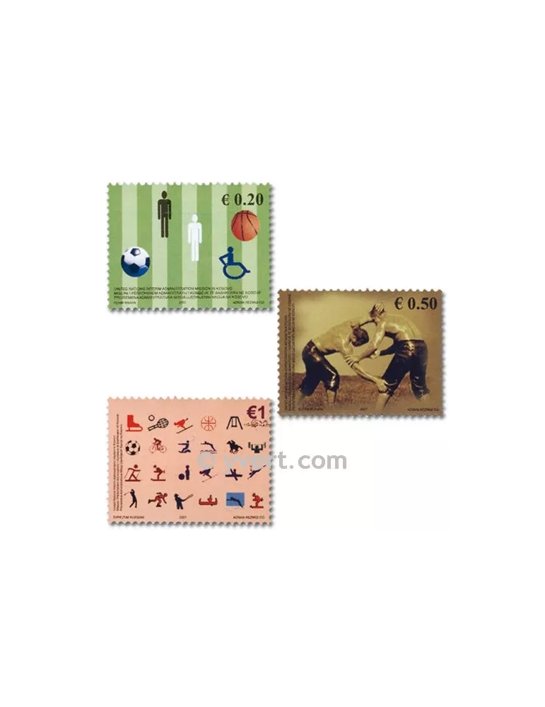 n° 83/85 - Timbre Kosovo - ONU Poste