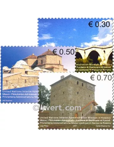 n° 86/89 - Timbre Kosovo - ONU Poste