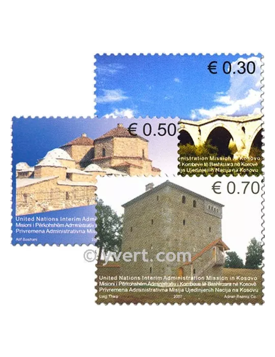 n° 86/89 - Timbre Kosovo - ONU Poste