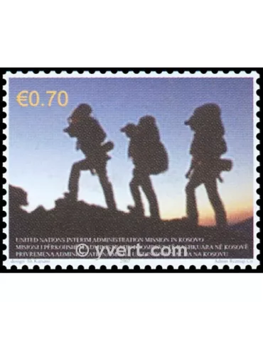 n° 6 - Timbre Kosovo - ONU Blocs et feuillets