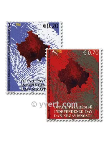 n° 3/4 - Timbre Kosovo Poste
