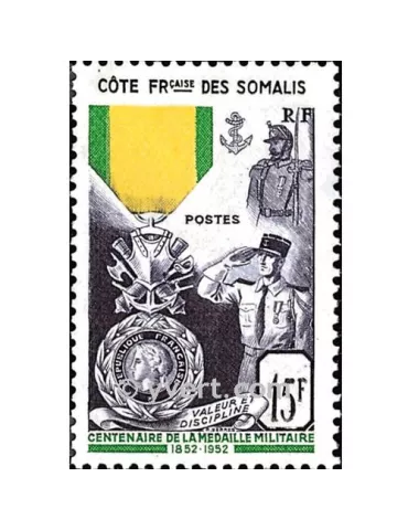 n° 284 - Timbre Cote des Somalis Poste