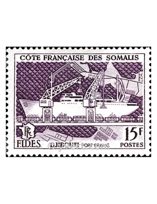 n° 285 - Timbre Cote des Somalis Poste