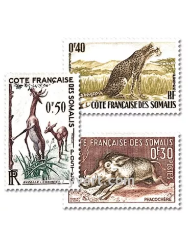 n° 287/289 - Timbre Cote des Somalis Poste