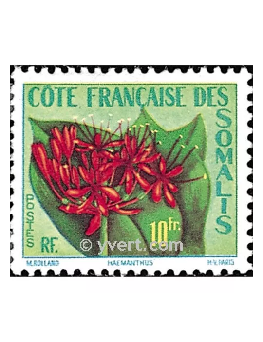 n° 290 - Timbre Cote des Somalis Poste