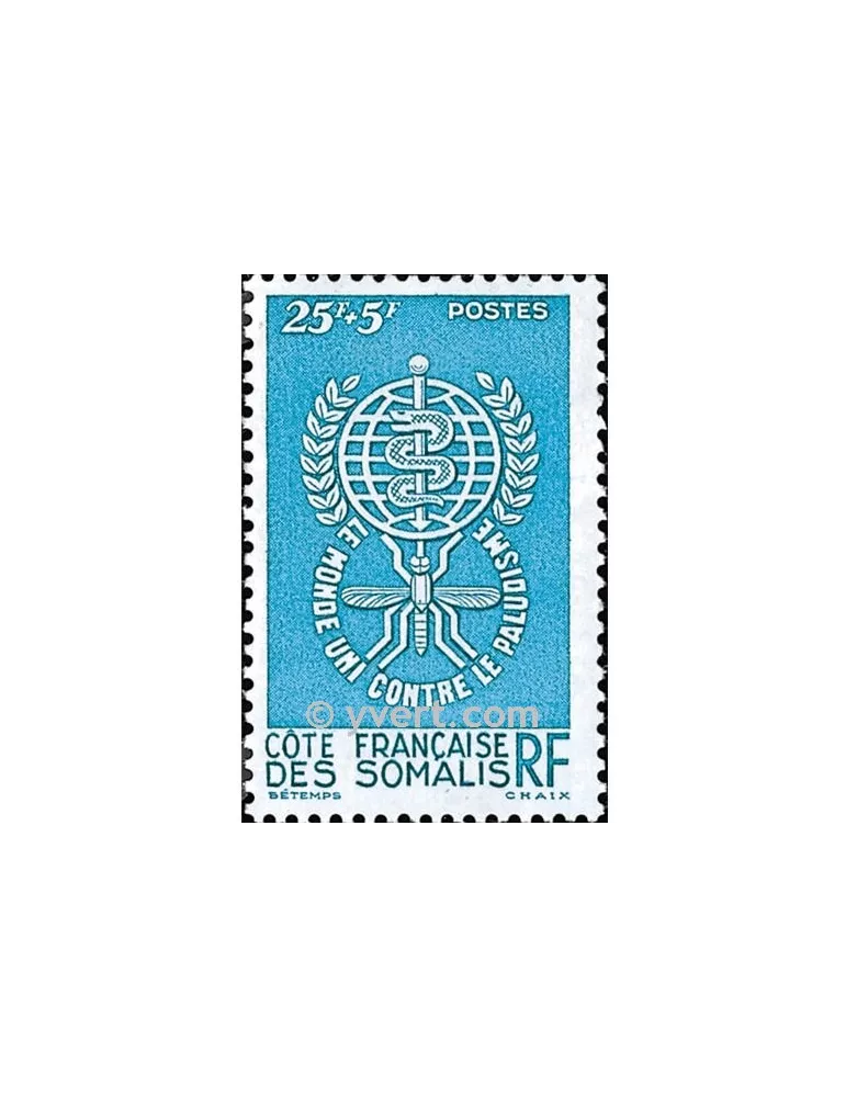n° 304 - Timbre Cote des Somalis Poste