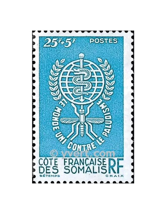 n° 304 - Timbre Cote des Somalis Poste