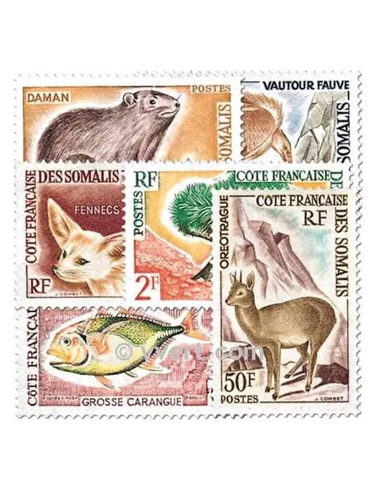 n° 305/310 - Timbre Cote des Somalis Poste