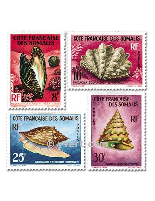n° 311/314 - Timbre Cote des Somalis Poste