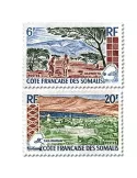 n° 322/323 - Timbre Cote des Somalis Poste