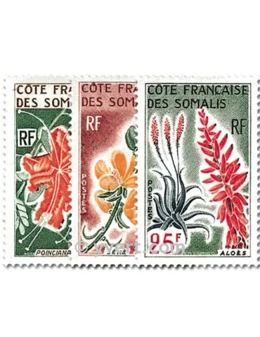 n° 325/327 - Timbre Cote des Somalis Poste