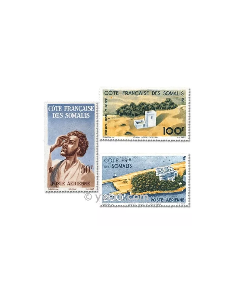 n° 20/22 - Timbre Cote des Somalis Poste aérienne