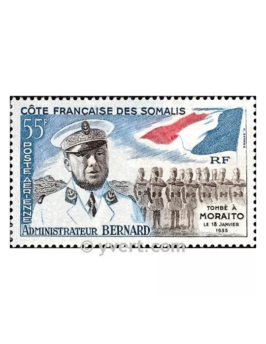 n° 27 - Timbre Cote des Somalis Poste aérienne