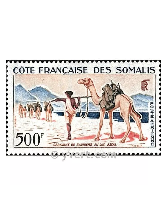 n° 29 - Timbre Cote des Somalis Poste aérienne