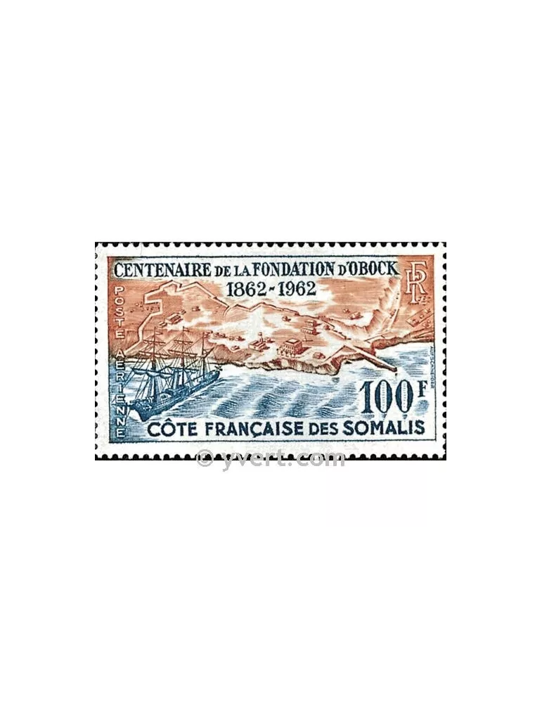 n° 30 - Timbre Cote des Somalis Poste aérienne