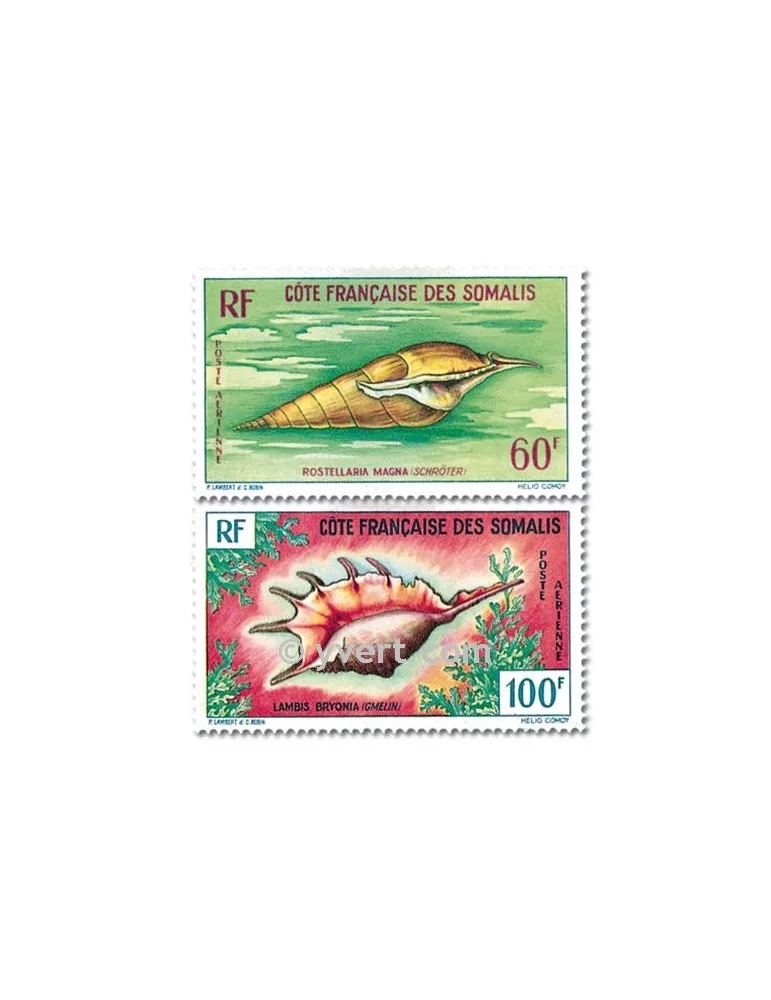 n° 31/32 - Timbre Cote des Somalis Poste aérienne