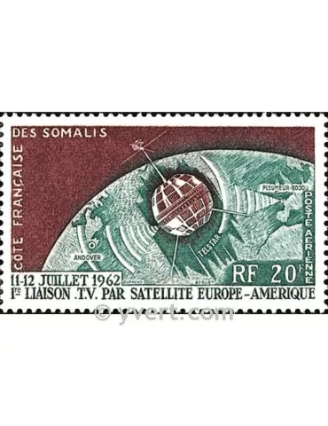 n° 33 - Timbre Cote des Somalis Poste aérienne