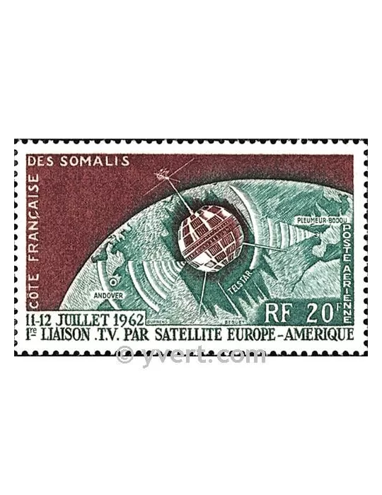 n° 33 - Timbre Cote des Somalis Poste aérienne