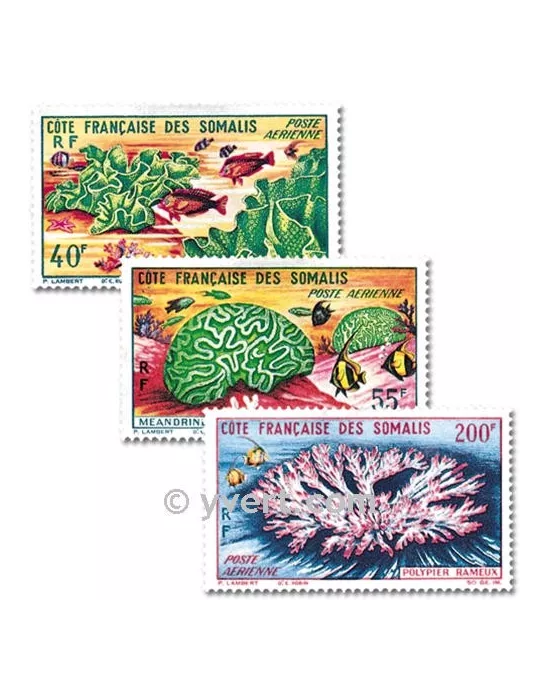 n° 34/36 - Timbre Cote des Somalis Poste aérienne