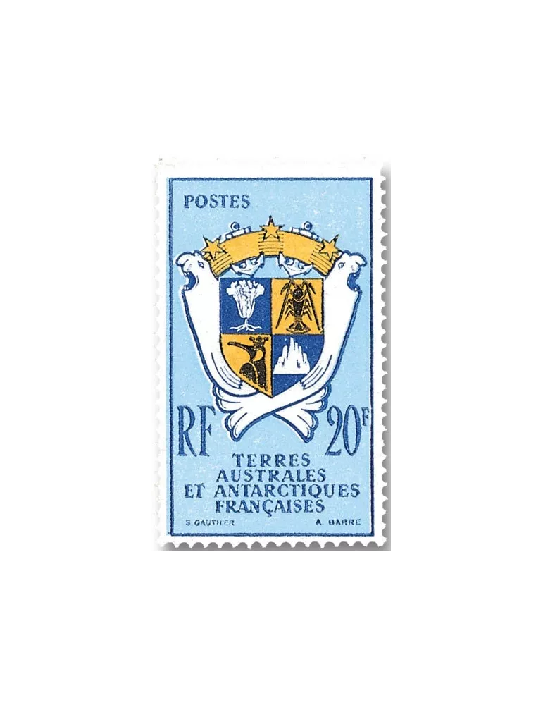 n° 12/17 - Timbre TAAF Poste