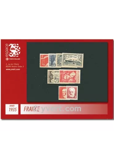 n° 299/308 - Timbre France Année complète (1935)