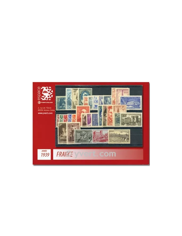 n° 419/450 - Timbre France Année complète (1939)
