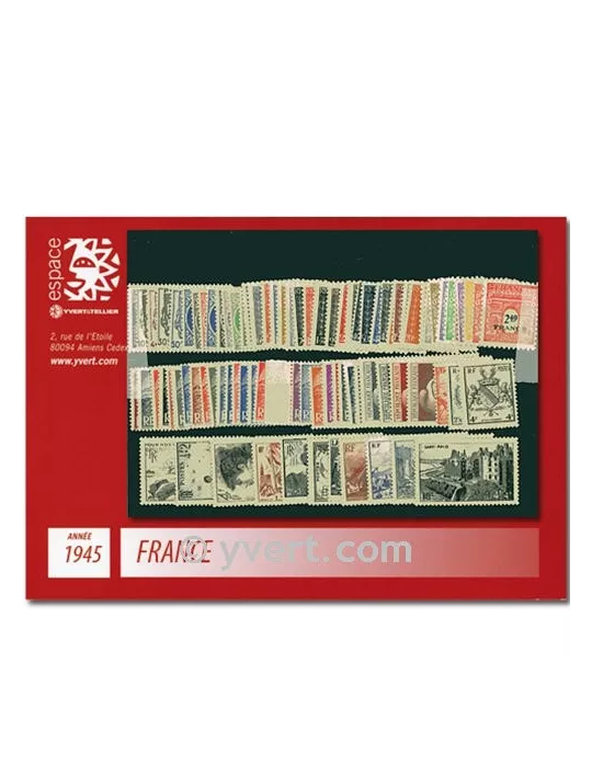 n° 669/747 - Timbre France Année complète (1945)