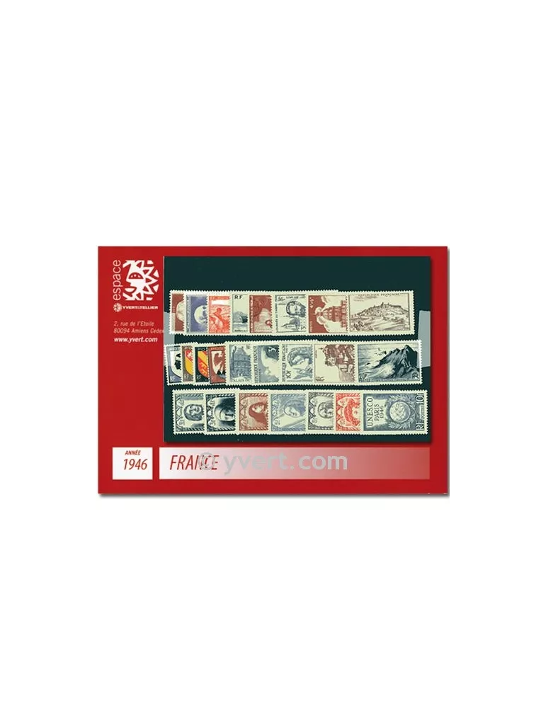 n° 748/771 - Timbre France Année complète (1946)