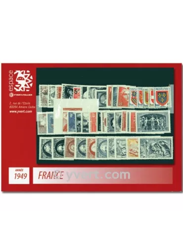 n° 823/862 - Timbre France Année complète (1949)