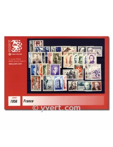 n° 1050/1090 - Timbre France Année complète (1956)