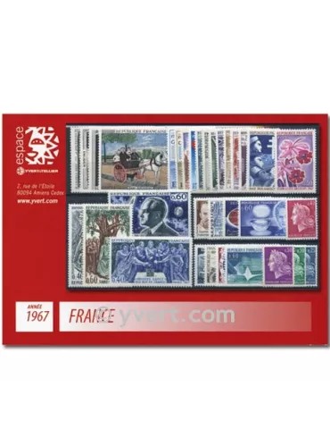 n° 1511/1541 - Timbre France Année complète (1967)