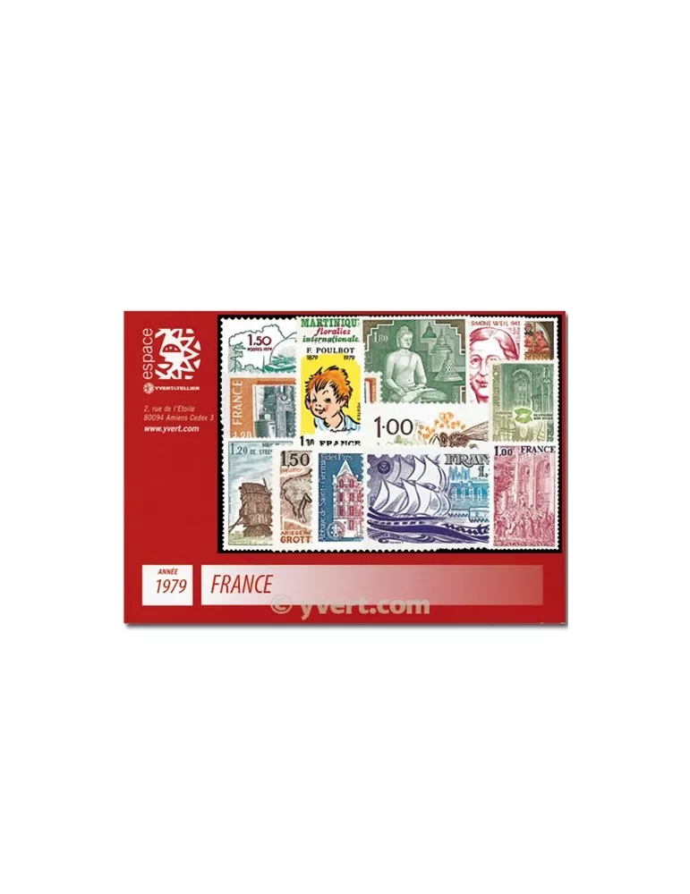 n° 2028/2072 - Timbre France Année complète (1979)
