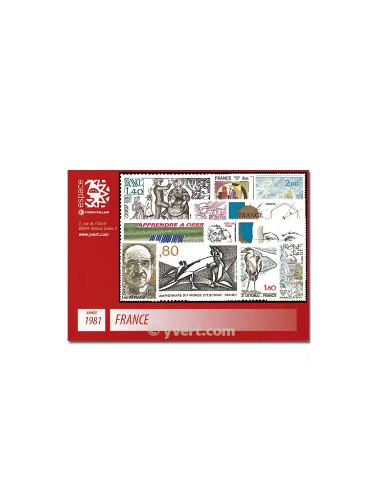 n° 2118/2177 - Timbre France Année complète (1981)