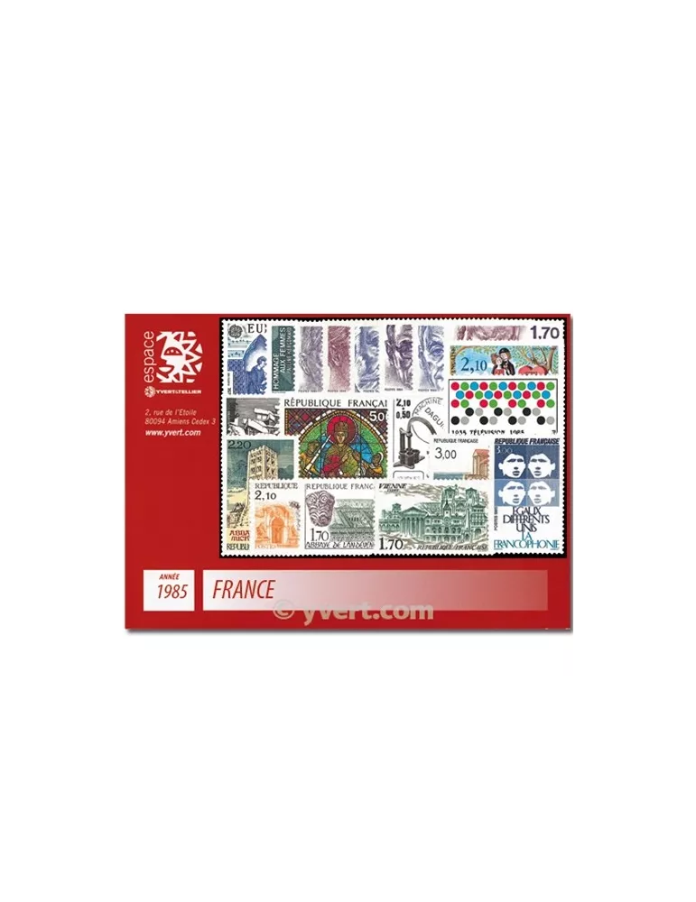 n° 2347/2392 - Timbre France Année complète (1985)