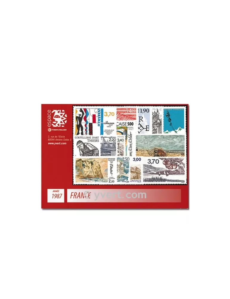 n° 2452/2500 - Timbre France Année complète (1987)