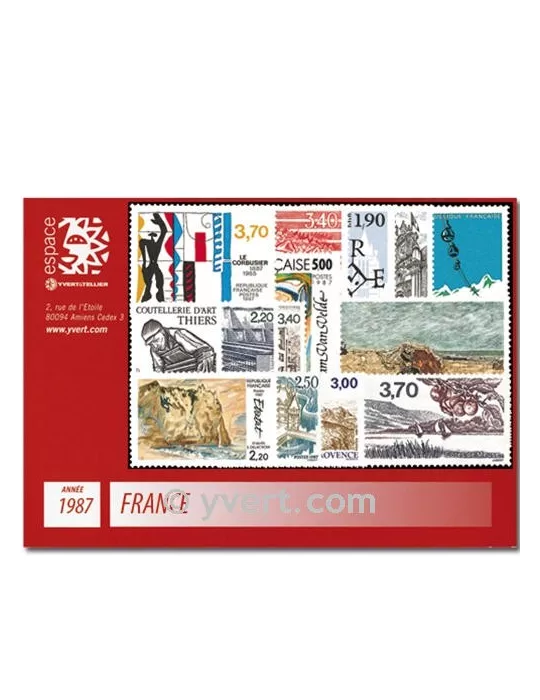 n° 2452/2500 - Timbre France Année complète (1987)