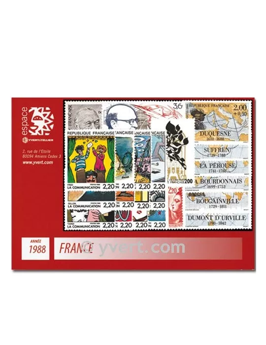 n° 2501/2559 - Timbre France Année complète (1988)