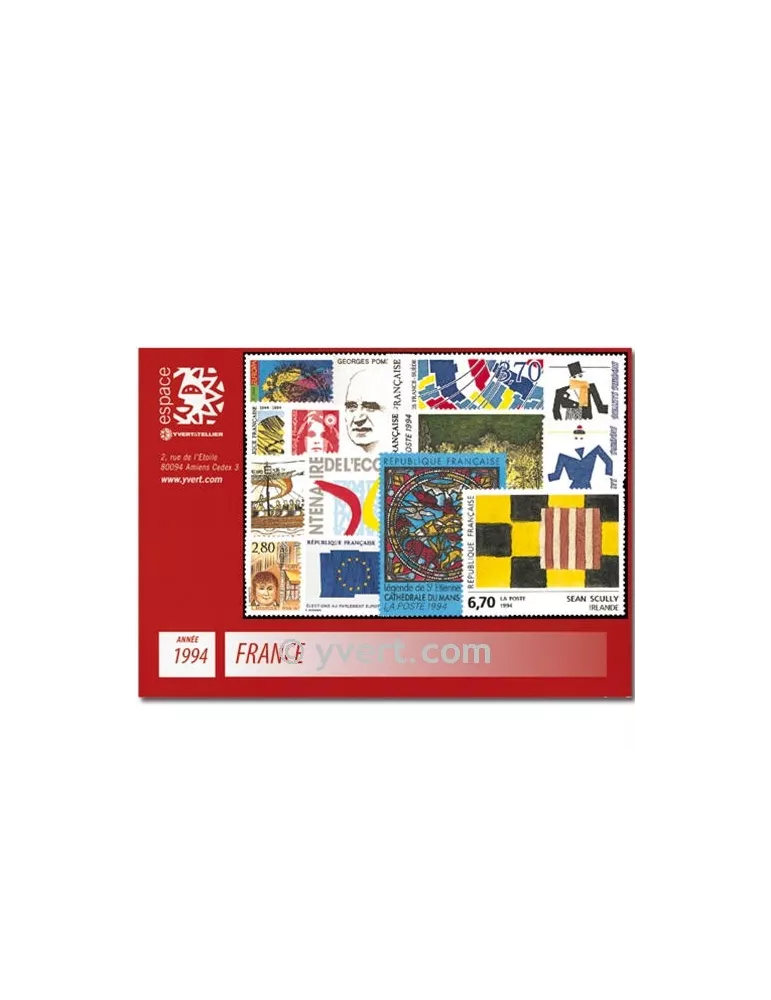 n° 2854/2917 - Timbre France Année complète (1994)
