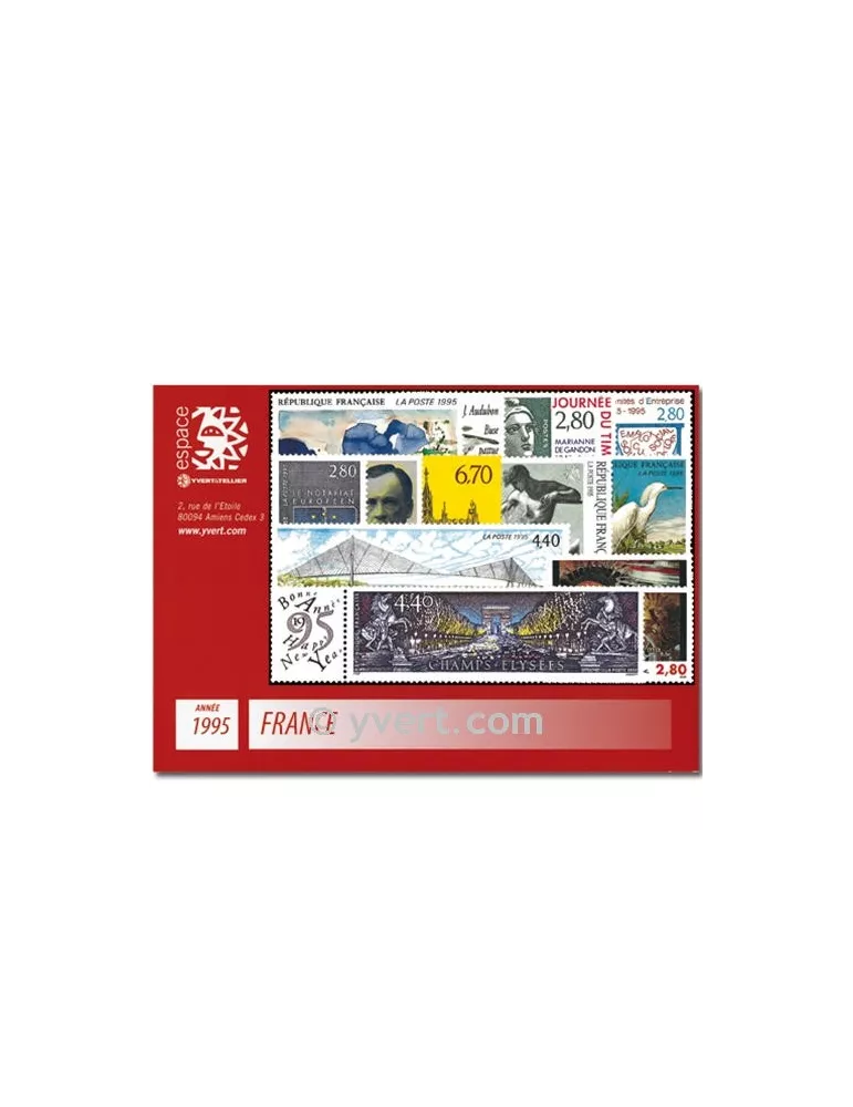 n° 2918/2985 - Timbre France Année complète (1995)