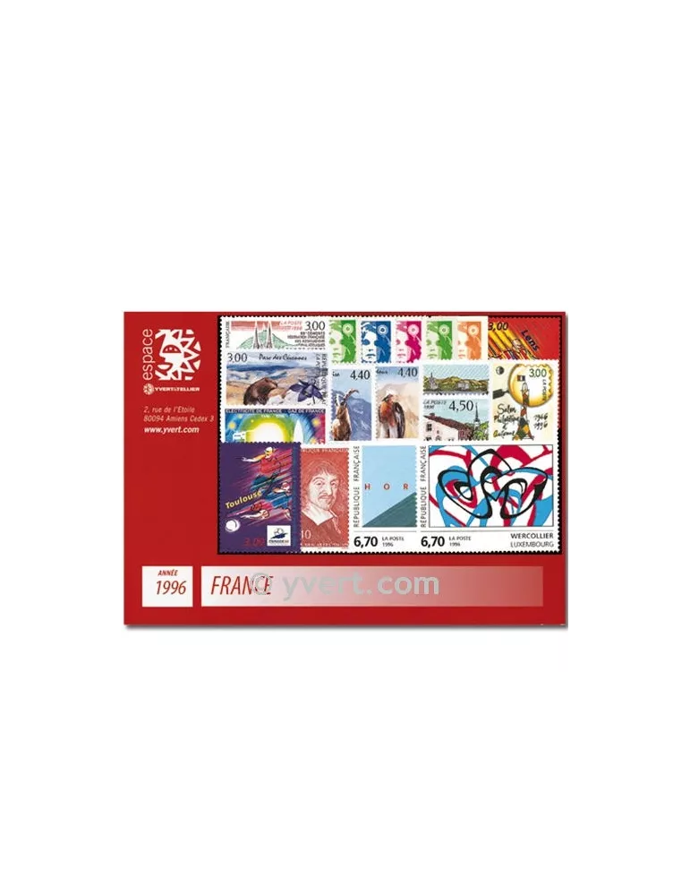 n° 2986/3041 - Timbre France Année complète (1996)